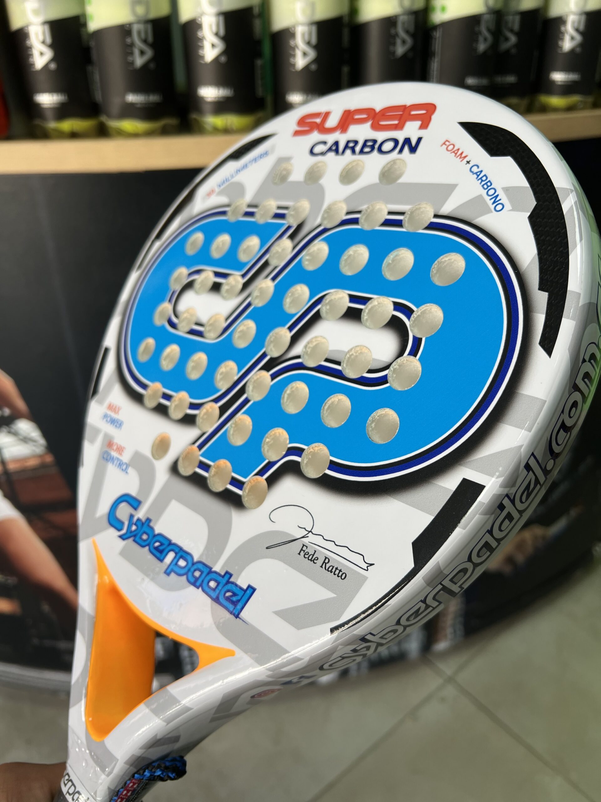 CYBERPADEL SUPER CARBON – Con firma de Federico Ratto - Image 2