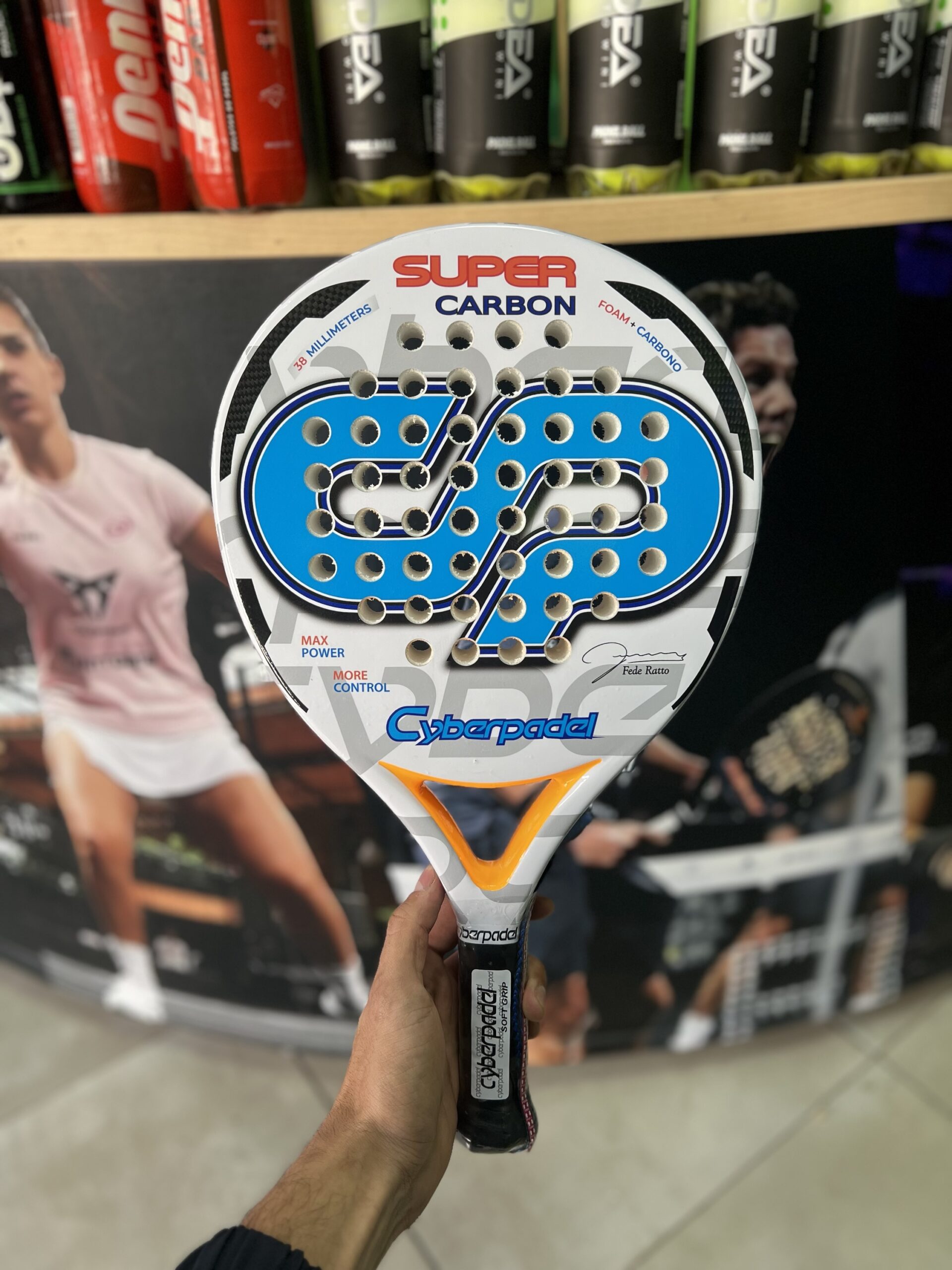 CYBERPADEL SUPER CARBON – Con firma de Federico Ratto - Image 7