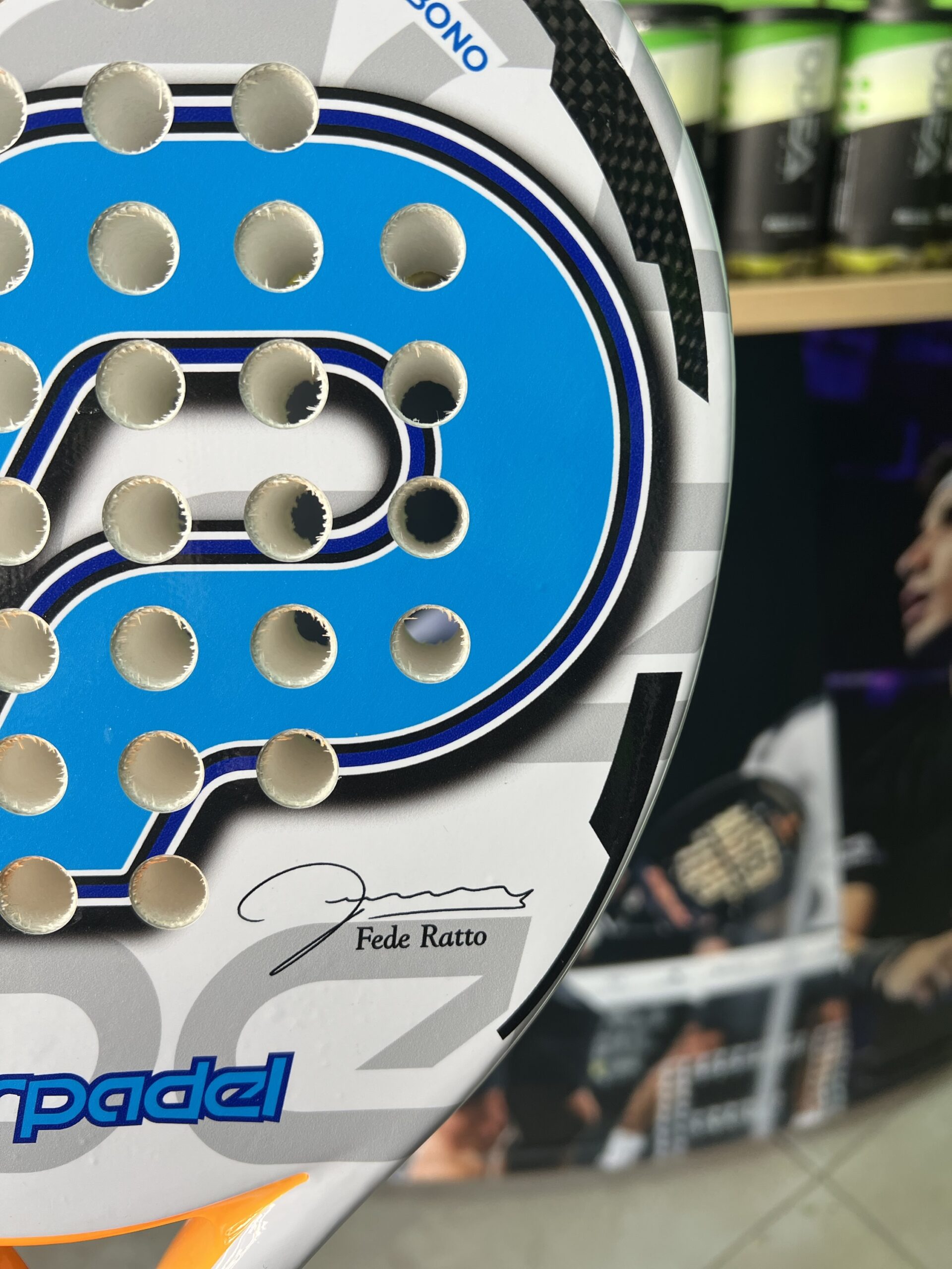 CYBERPADEL SUPER CARBON – Con firma de Federico Ratto - Image 4